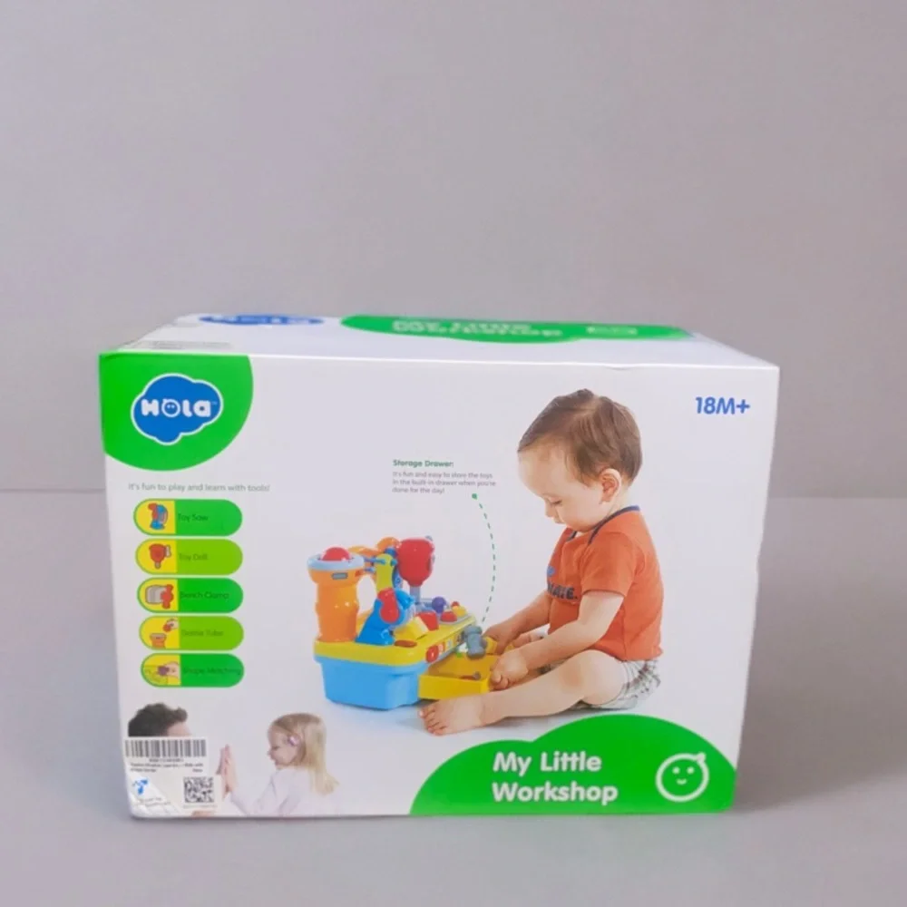 Hola My Little Workshop Toy Set - Multicolor NIB